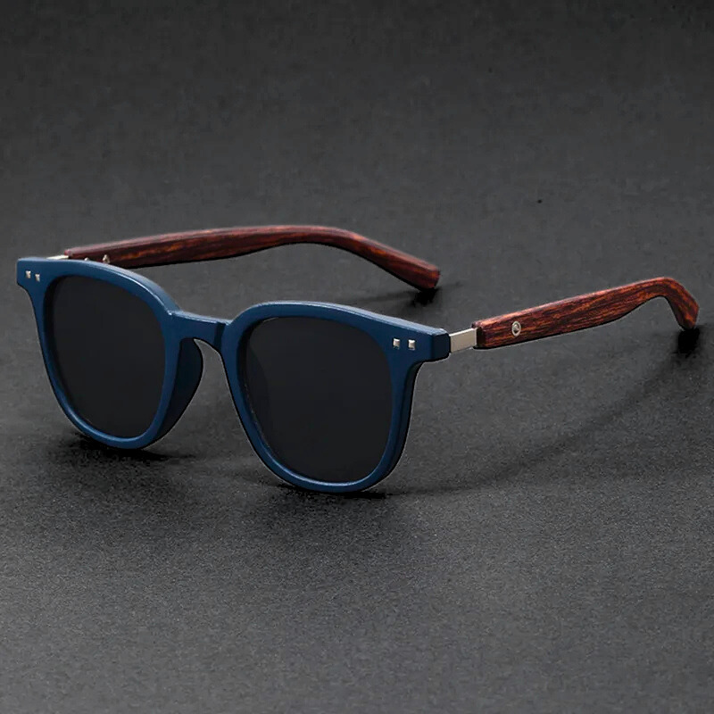 Stylish unisex shades with unique acetate & wood frames for a modern look, UV protected.