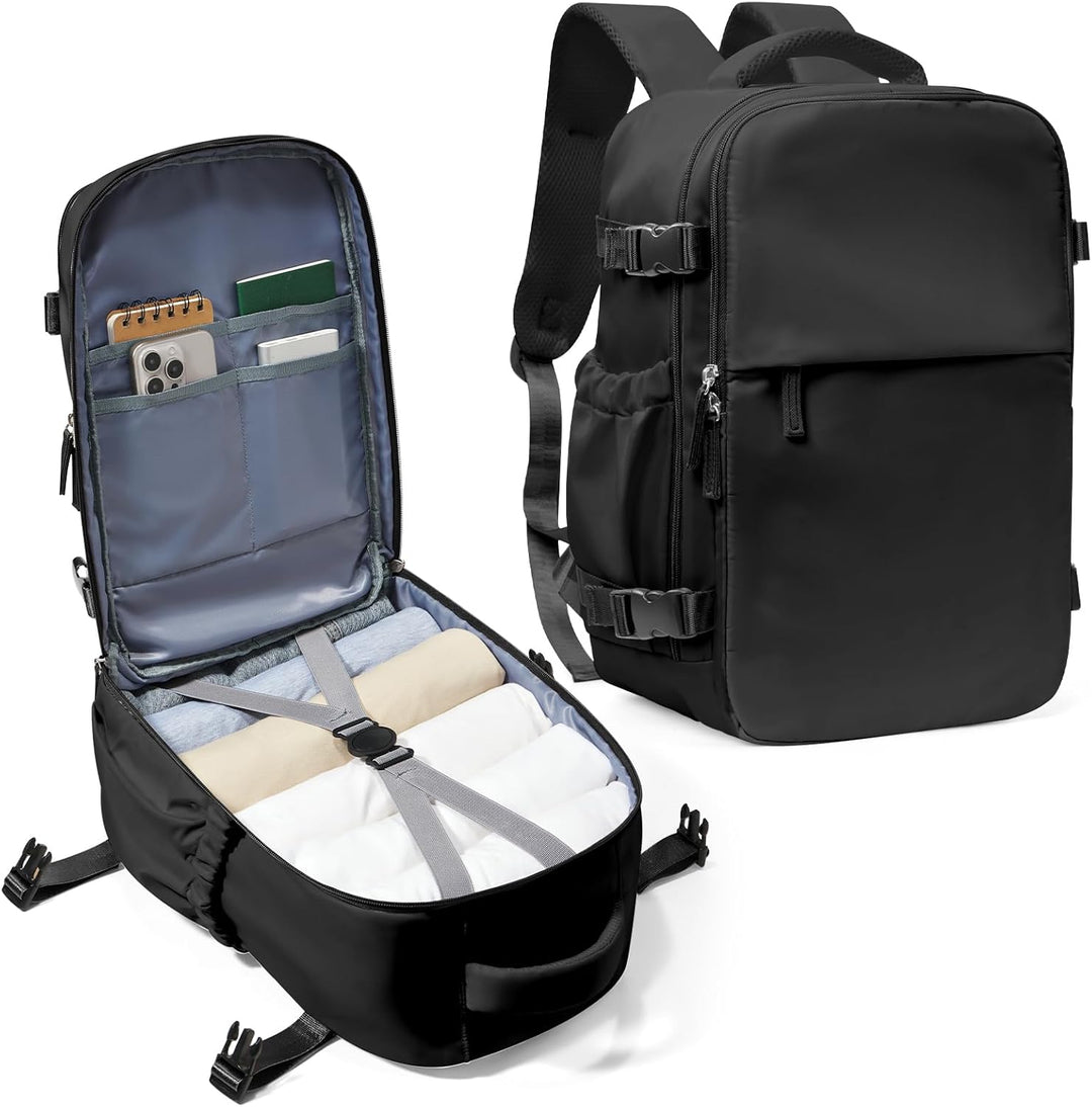 Everyday unisex multi-compartment laptop bag with adjustable strap for organized work & study.