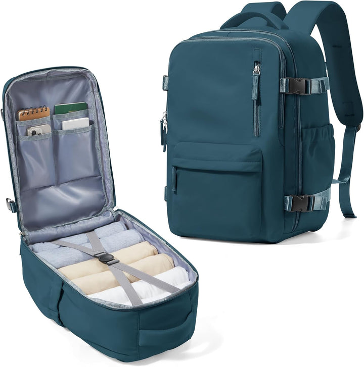 Secure multi-compartment laptop bag with adjustable shoulder strap, ideal for protecting all devices.