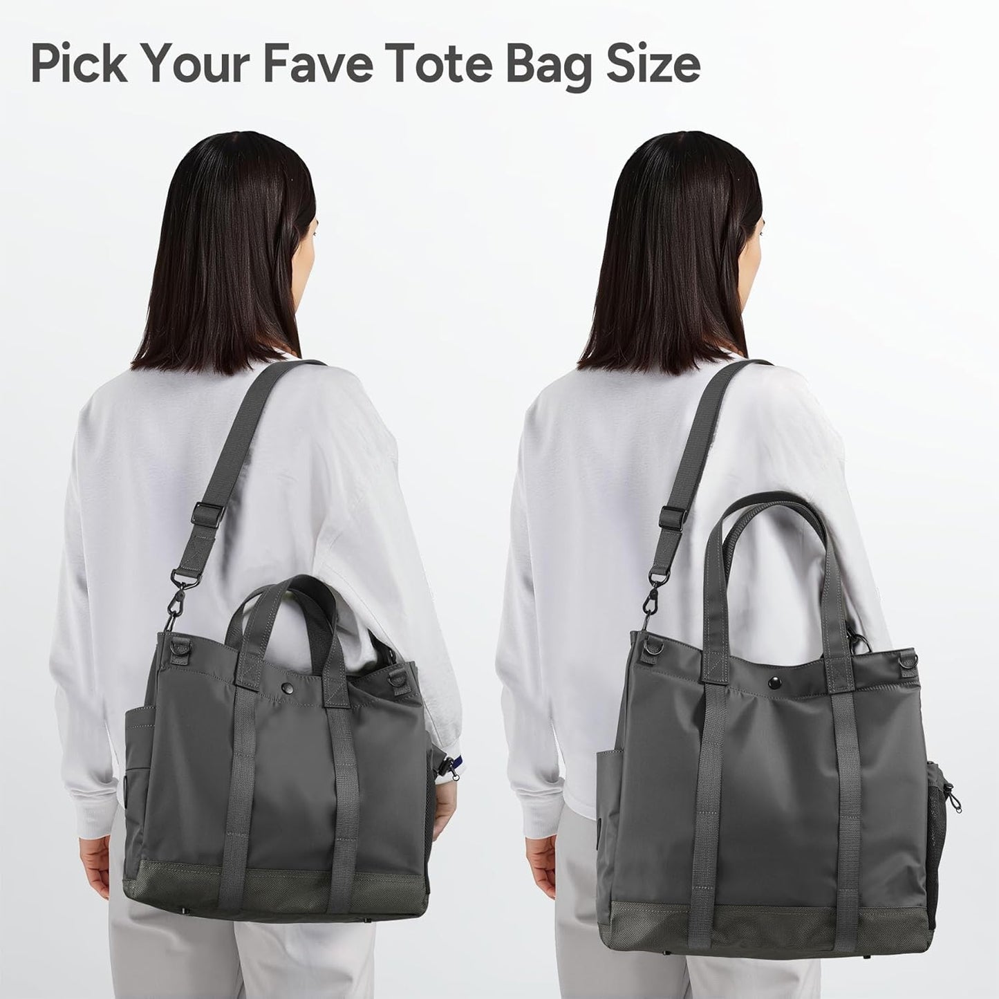 Durable fabric laptop work bag, unisex design, secure compartments & adjustable shoulder strap.