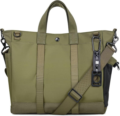 Versatile unisex laptop tote bag with an adjustable, comfortable shoulder strap for everyday use.