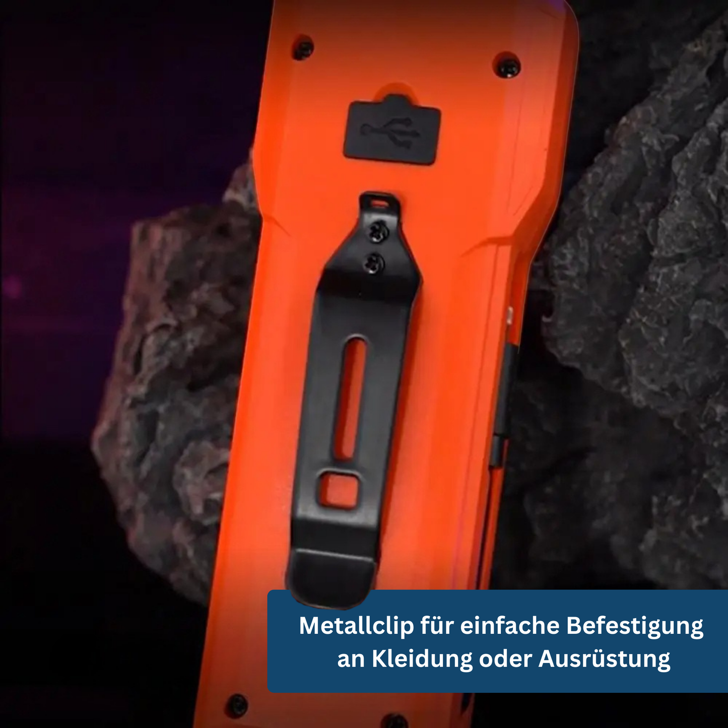 Multifunctional LED torch and power bank combo, offering reliable light and mobile charging for any user.