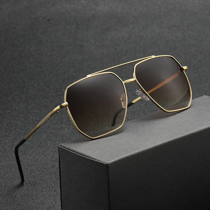 Unisex Mystic Edge Aviator sunglasses, classic style with UV protection, perfect fashion eyewear for summer.
