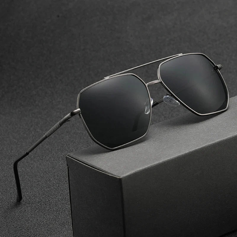 Trendy Unisex Mystic Edge Aviator sunglasses, offering essential UV and sun protection for outdoor wear.