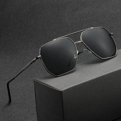 Trendy Unisex Mystic Edge Aviator sunglasses, offering essential UV and sun protection for outdoor wear.