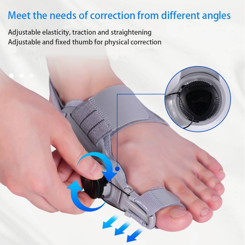 Comfortable bunion corrector toe spacer offers gentle foot alignment & pain relief for bunions. Unisex design.