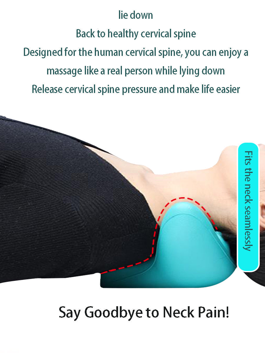 Spinal alignment support for neck and shoulder pain management.