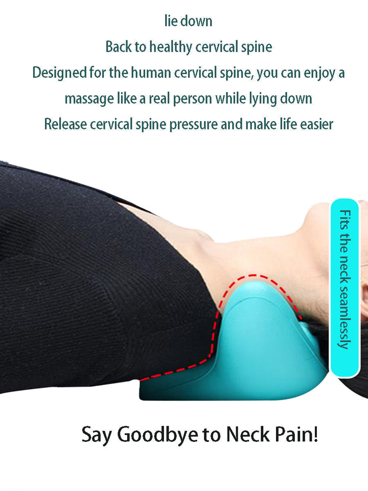 Spinal alignment support for neck and shoulder pain management.