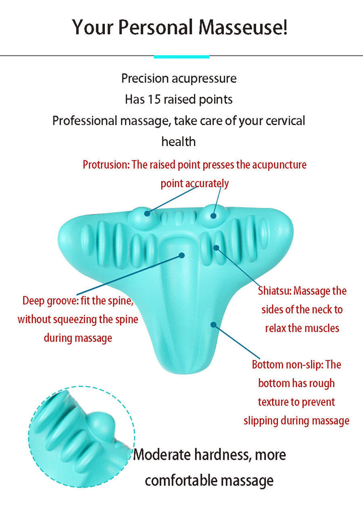 Cervical traction stretcher promotes better posture & relaxation.
