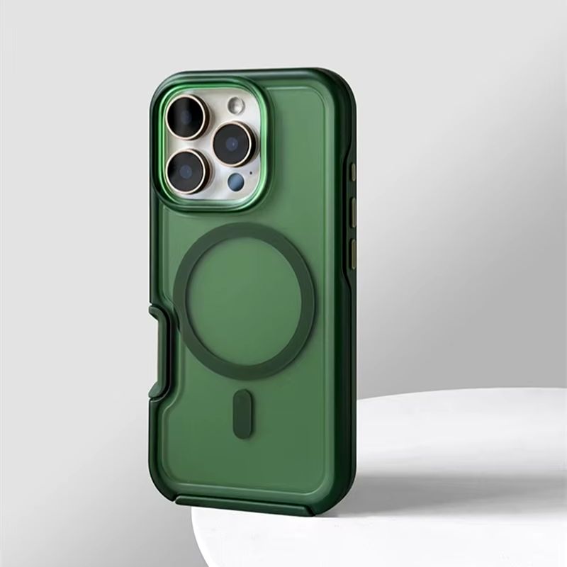 Bright Neon iPhone case, a protective phone cover with magnetic charging, shockproof & scratch-resistant design.