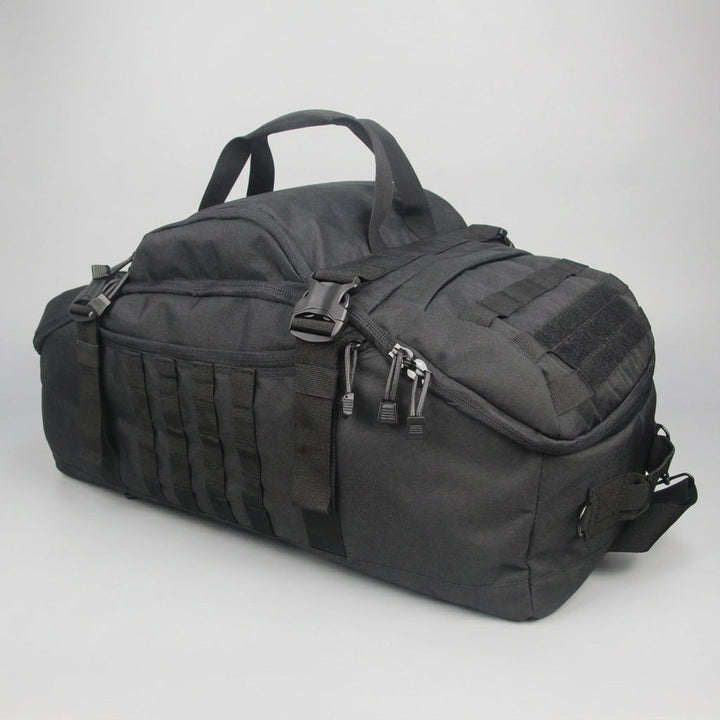 Nomadridge large capacity travel duffel bag with durable handles, acting as a convenient tote for gym or travel.