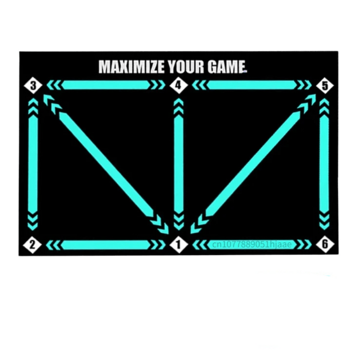 High-quality non-slip training mat, essential fitness equipment for soccer players to master ball control skills.