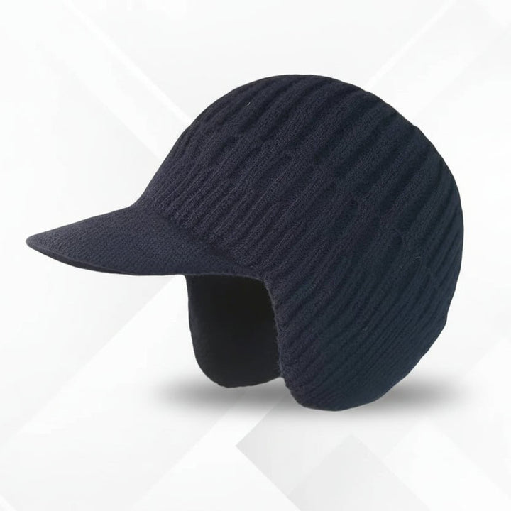Fashionable unisex Nordic winter hat. Snug fit & warm lining make it a versatile cold-weather accessory.