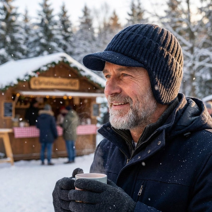 Outdoor accessory: Unisex Nordic winter hat for cold weather. Snug fit & warm lining provide ultimate warmth.