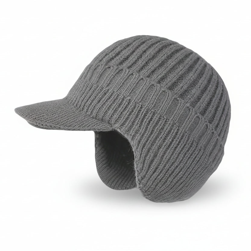 Versatile unisex Nordic winter hat. Snug fit, warm lining, ideal headwear for any cold weather outing or sport.