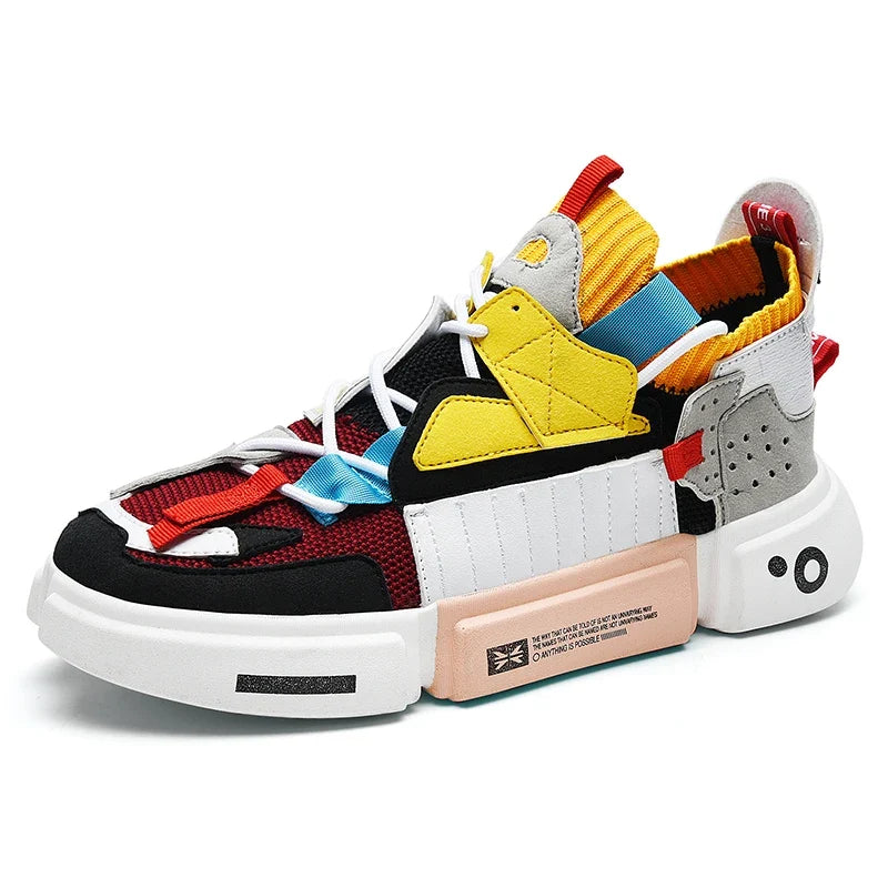 Comfortable unisex NOVA athletic shoes with bold asymmetrical design, ideal for casual and everyday wear.
