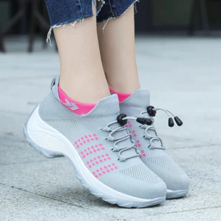 Ergonomic unisex walking shoes, offering arch support & joint pain relief for daily mobility.