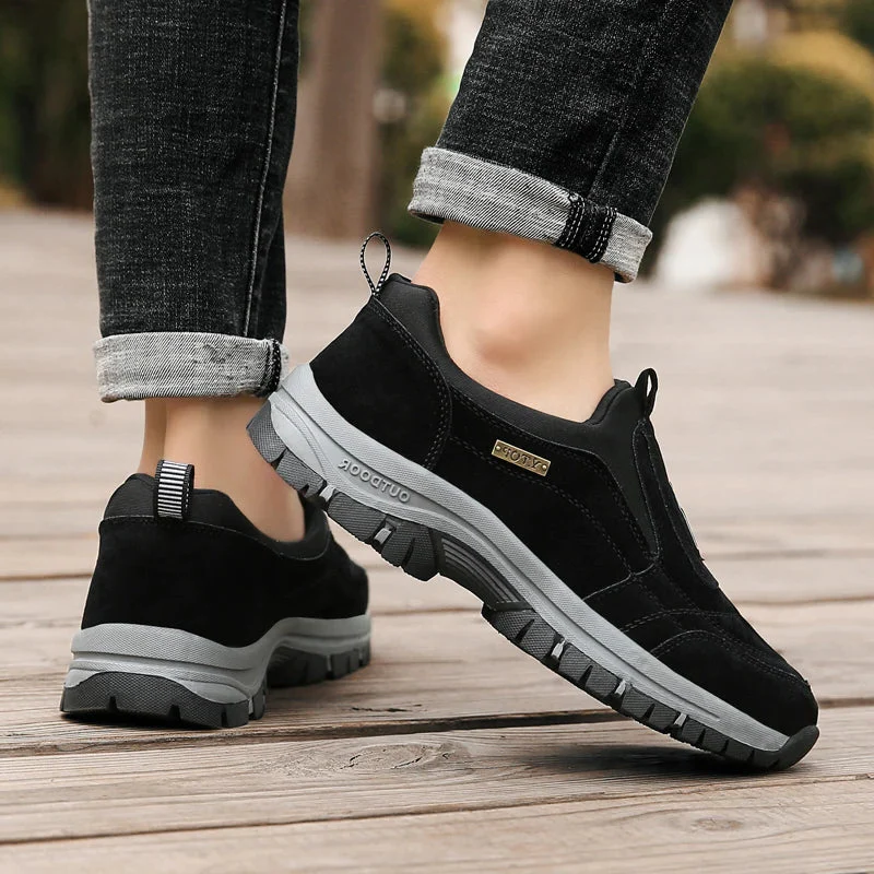 Premium unisex orthopedic outdoor shoes, ideal for hiking & walking, ensuring all-day foot support.