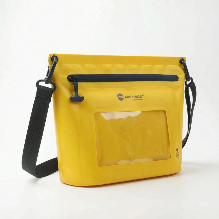 Crossbody shoulder bag, essential hiking accessory with a waterproof phone compartment & touchscreen.