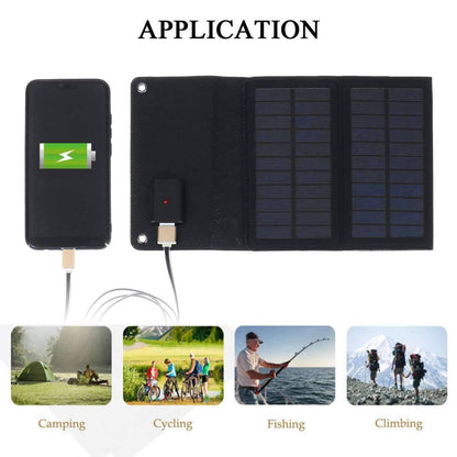 Eco-friendly solar power bank in rugged design, ideal for fishing and hunting trips