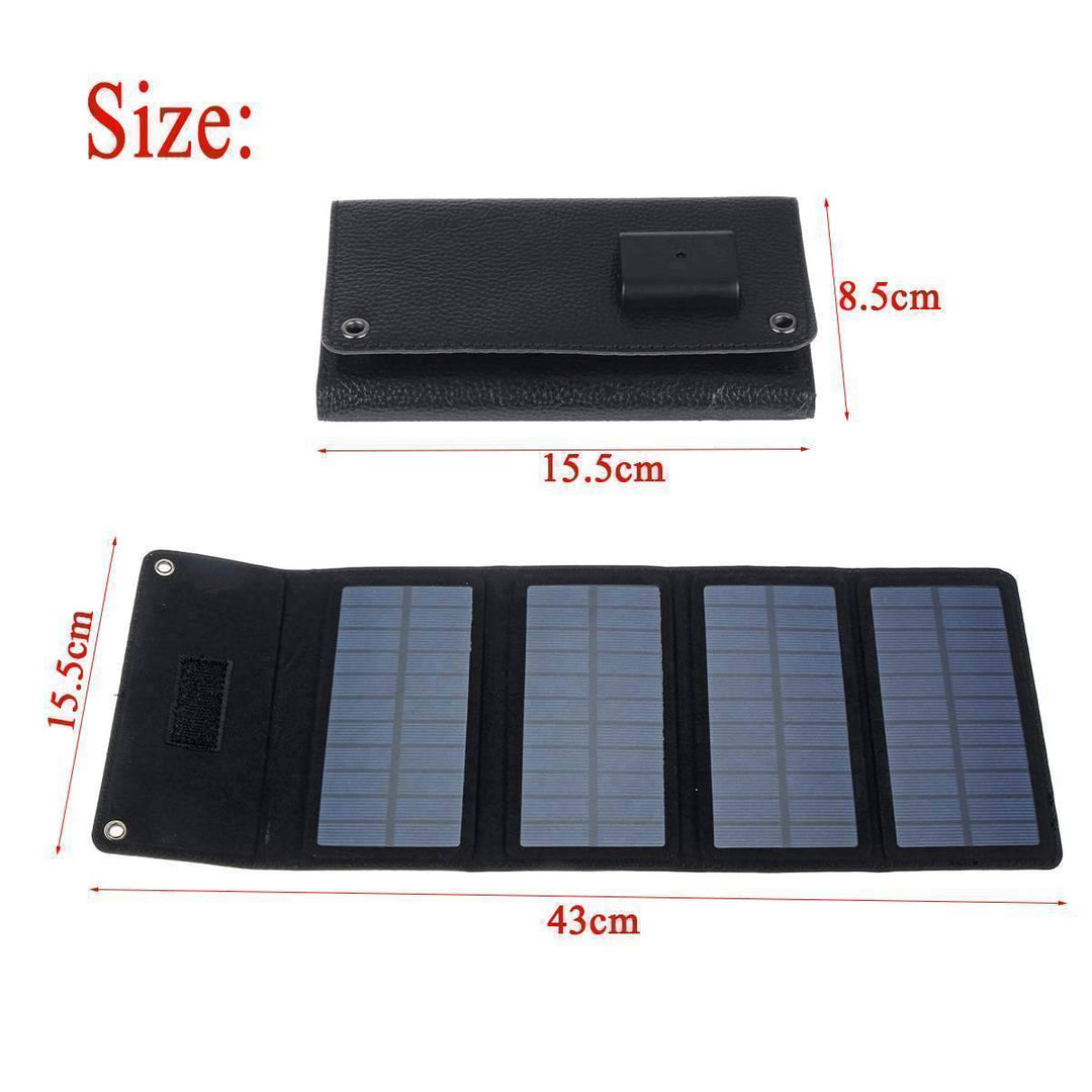 Durable solar panel portable charger, essential outdoor gear for sustainable power