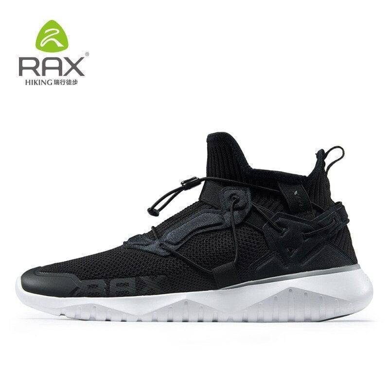 Unisex hiking shoes on a rocky path, emphasizing their durability and adventure gear readiness