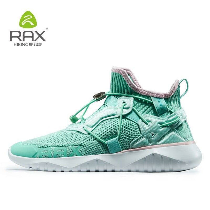 Close-up of unisex hiking shoe's durable stitching and robust construction for longevity