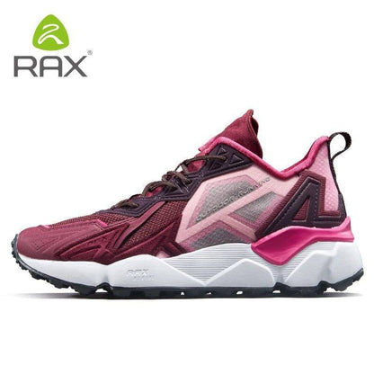 Side view of water-resistant unisex athletic shoe, ideal for hiking and diverse terrains