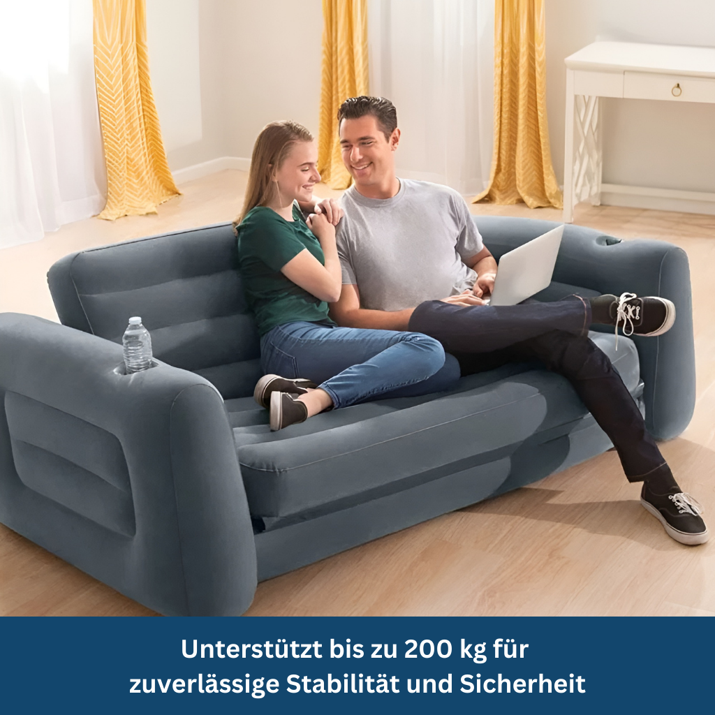 Unisex air couch, comfortable seating solution for festivals & picnics