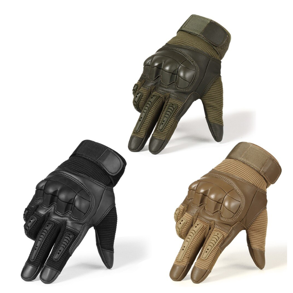 Unisex adventure-ready multi-sport gloves, black, providing warmth and grip for hiking and cycling