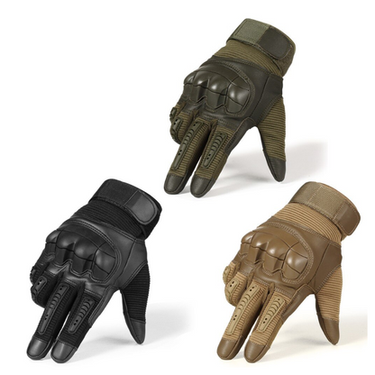 Unisex adventure-ready multi-sport gloves, black, providing warmth and grip for hiking and cycling