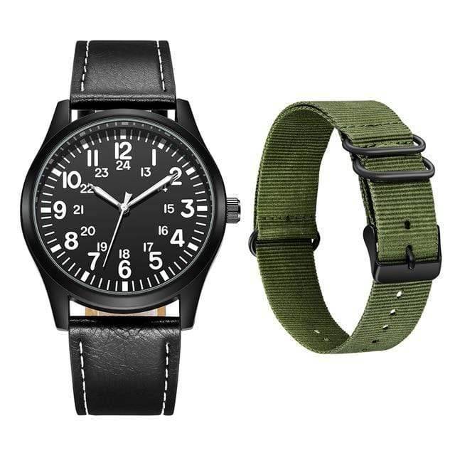 Resistant quartz watch for men and women, with a comfortable & durable nylon sport strap, adventure ready.