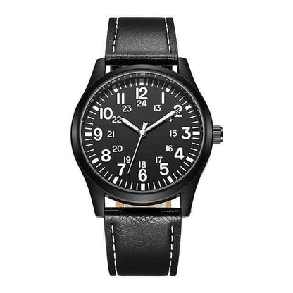 Durable outdoor quartz watch, unisex, featuring a military-style nylon strap for rugged use and adventure.
