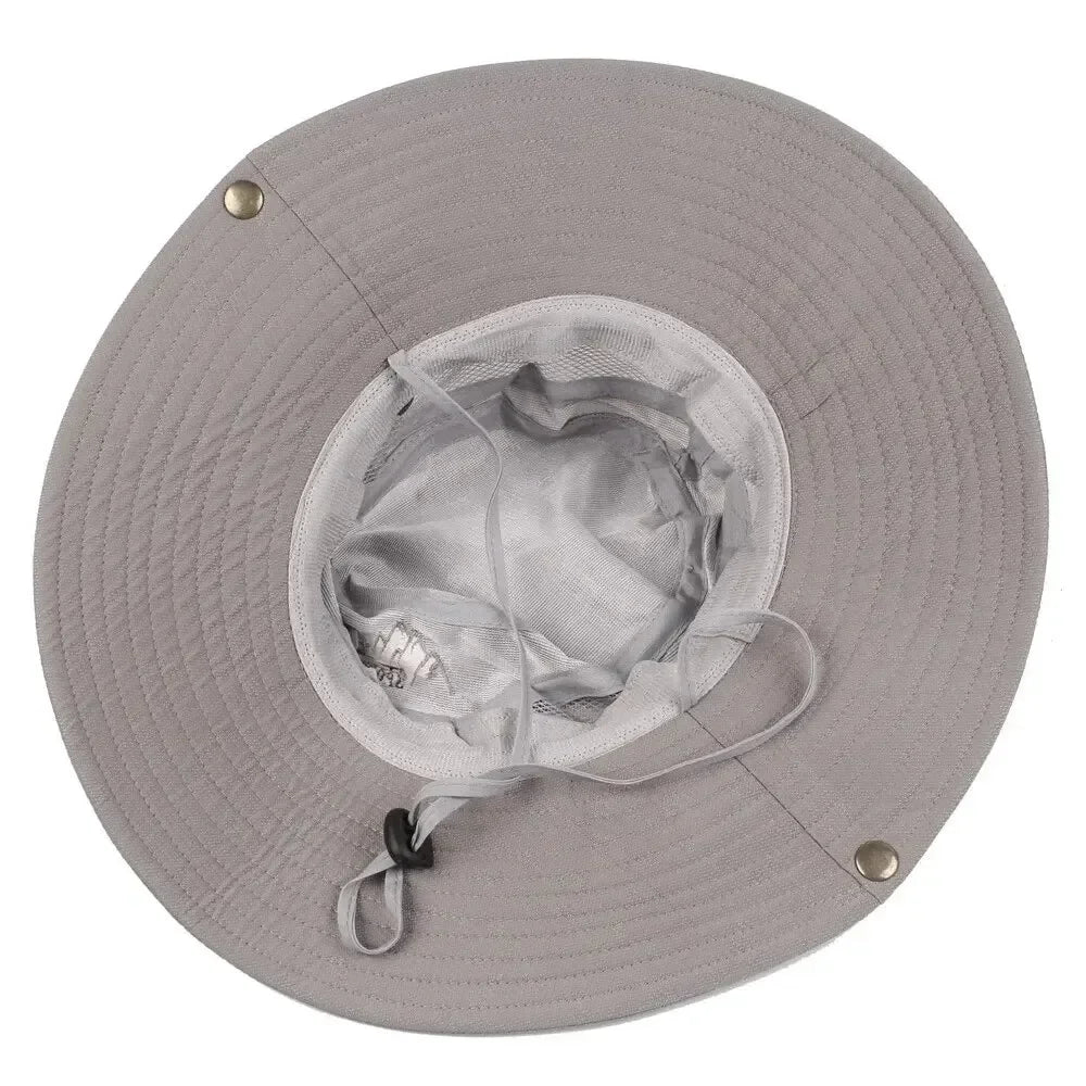 Lightweight outdoor sun hat, foldable for easy travel and storage