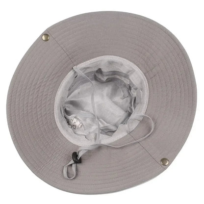Lightweight outdoor sun hat, foldable for easy travel and storage