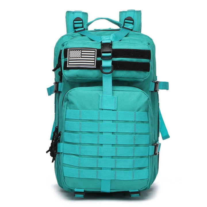 Unisex travel pack, open main compartment showing spacious interior for essentials