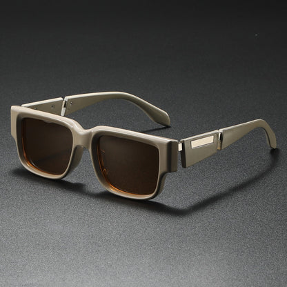 Fashionable unisex oversized square sunglasses, a bold accessory statement piece for modern eyewear & sun protection.