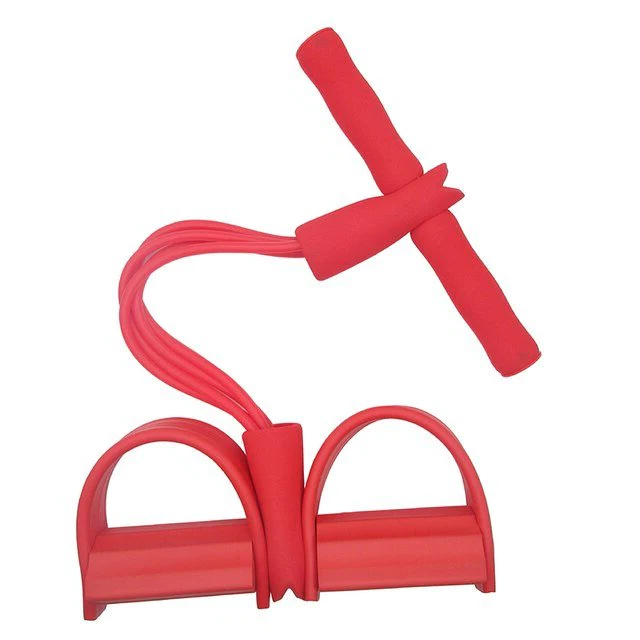 Portable gym: Unisex resistance bands & pedal exerciser for full body strength & flexibility.