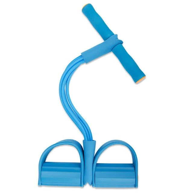 Home workout equipment: Multifunctional pedal resistance bands for effective fitness & sit-ups.