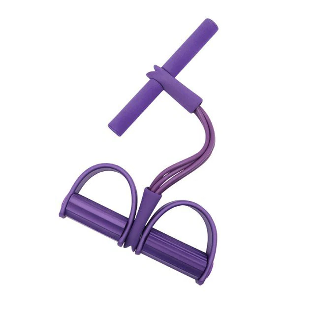 Unisex exercise bands for strength training, flexibility, and full body workouts at home.