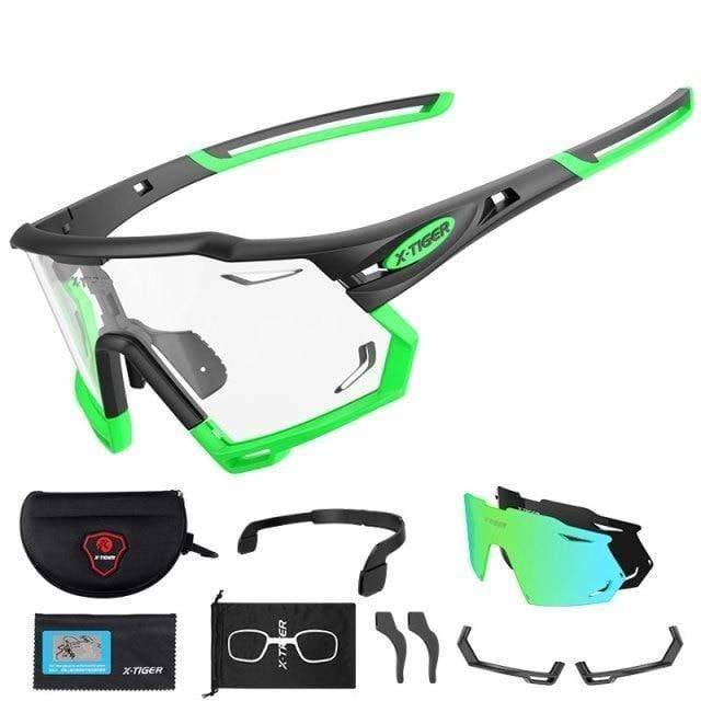 Unisex cycling goggles, photochromic & polarized, high-performance for outdoor bike rides