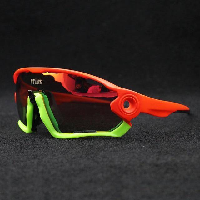 Photochromic UV400 sports eyewear, essential gear for cycling, fishing, and hiking