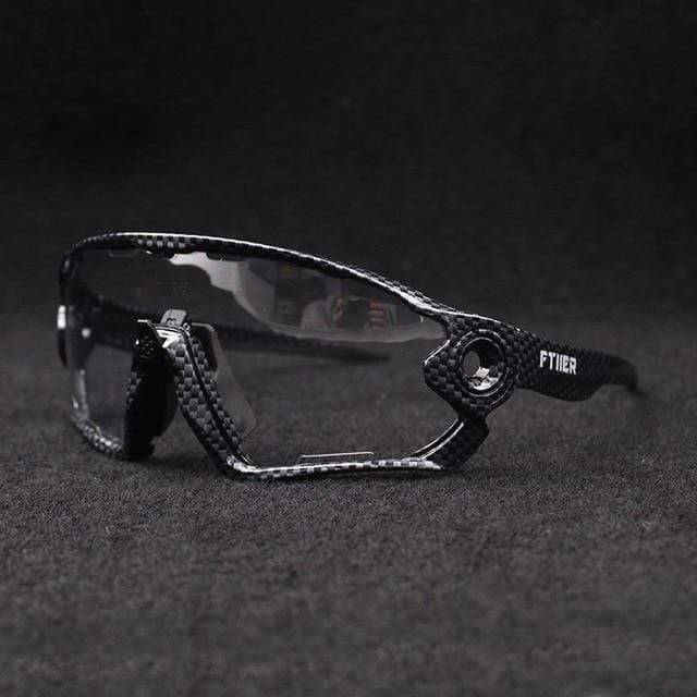 Unisex photochromic sports sunglasses, UV400 protection against harsh outdoor glare