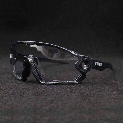 Unisex photochromic sports sunglasses, UV400 protection against harsh outdoor glare
