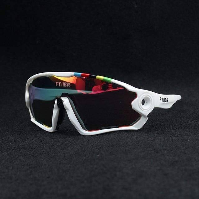 Unisex sports sunglasses, photochromic lenses for changing light, UV400 outdoor protection