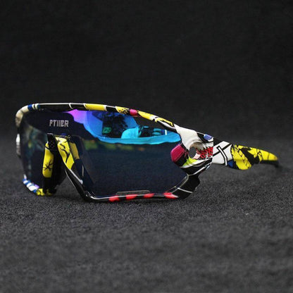 High-performance photochromic sports sunglasses, UV400 protected for active outdoor use