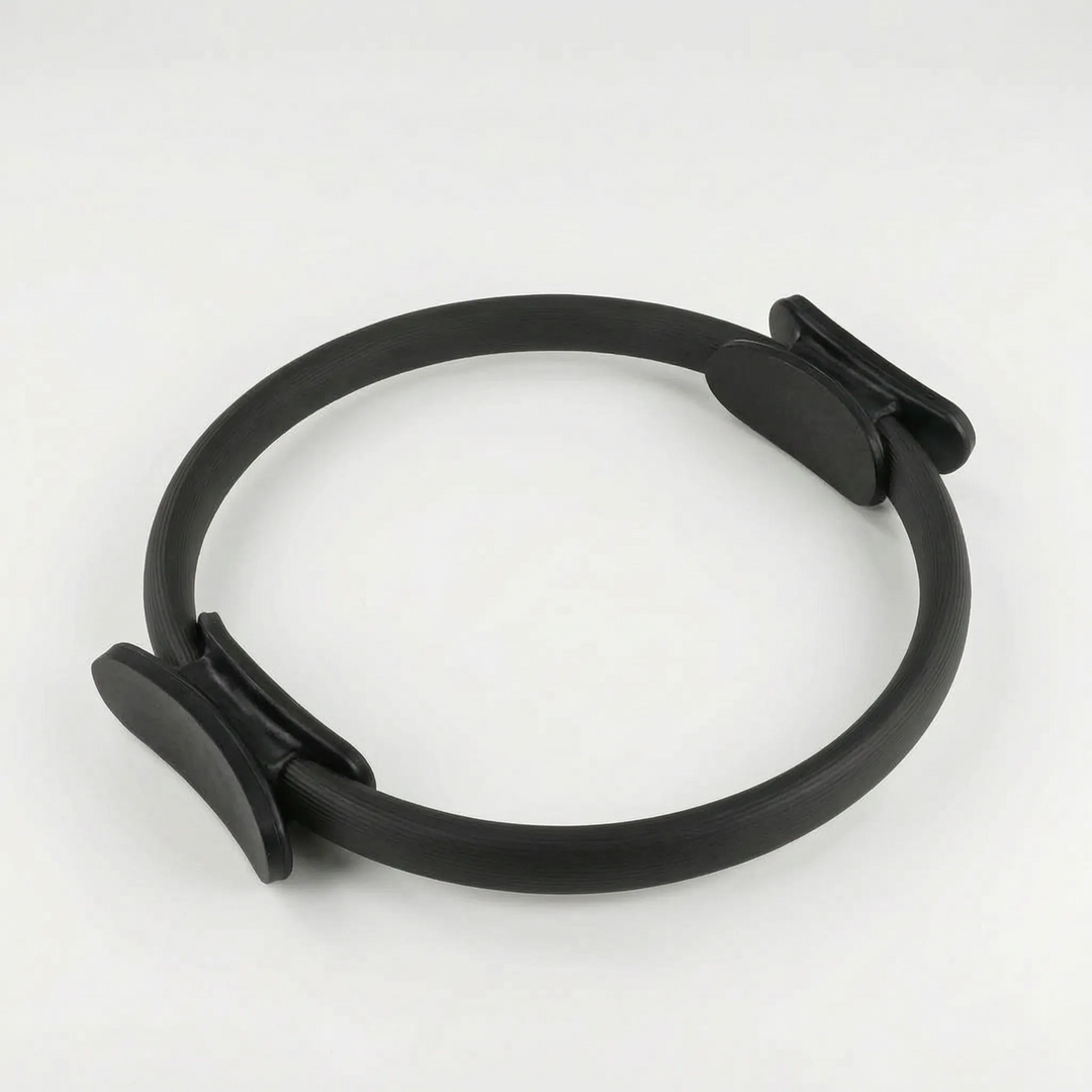 Portable Pilates resistance ring for home workouts & core conditioning. Enhance your fitness & exercise routine.