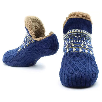 Unisex non-slip thermal socks, plush and soft, designed for maximum warmth and comfort indoors.