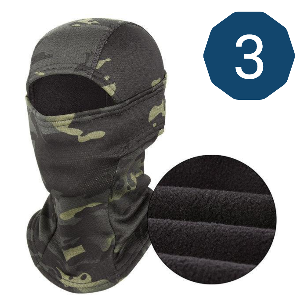 Comfortable unisex fleece balaclava, perfect as a neck gaiter and headwear for extreme cold.