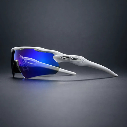Performance running sunglasses for active men & women. Polarized lenses provide clear vision & UV protection.